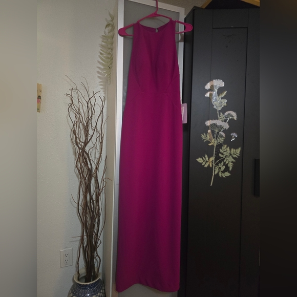 NWT JS collections women's size 6 purple evening gown - Picture 2 of 6